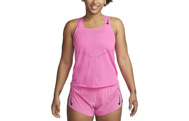 Nike Женские майки Фиолетовые Прямой крой DM7551-606