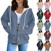 Women's Sweatshirt Sports Flannel Sweatshirt Long Sleeve Top Casual Hoodies Sweatshirt