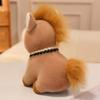 Soft Horse Animal Stuffed Toy With Flower Horse Plush Doll Pentant  Festive Decor