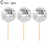 Cake Decoration Ball  Cupcake Toppers Cake Decoration Mini Mirror Disco Ball Light Reflective Glass Ball Wedding Birthday Party