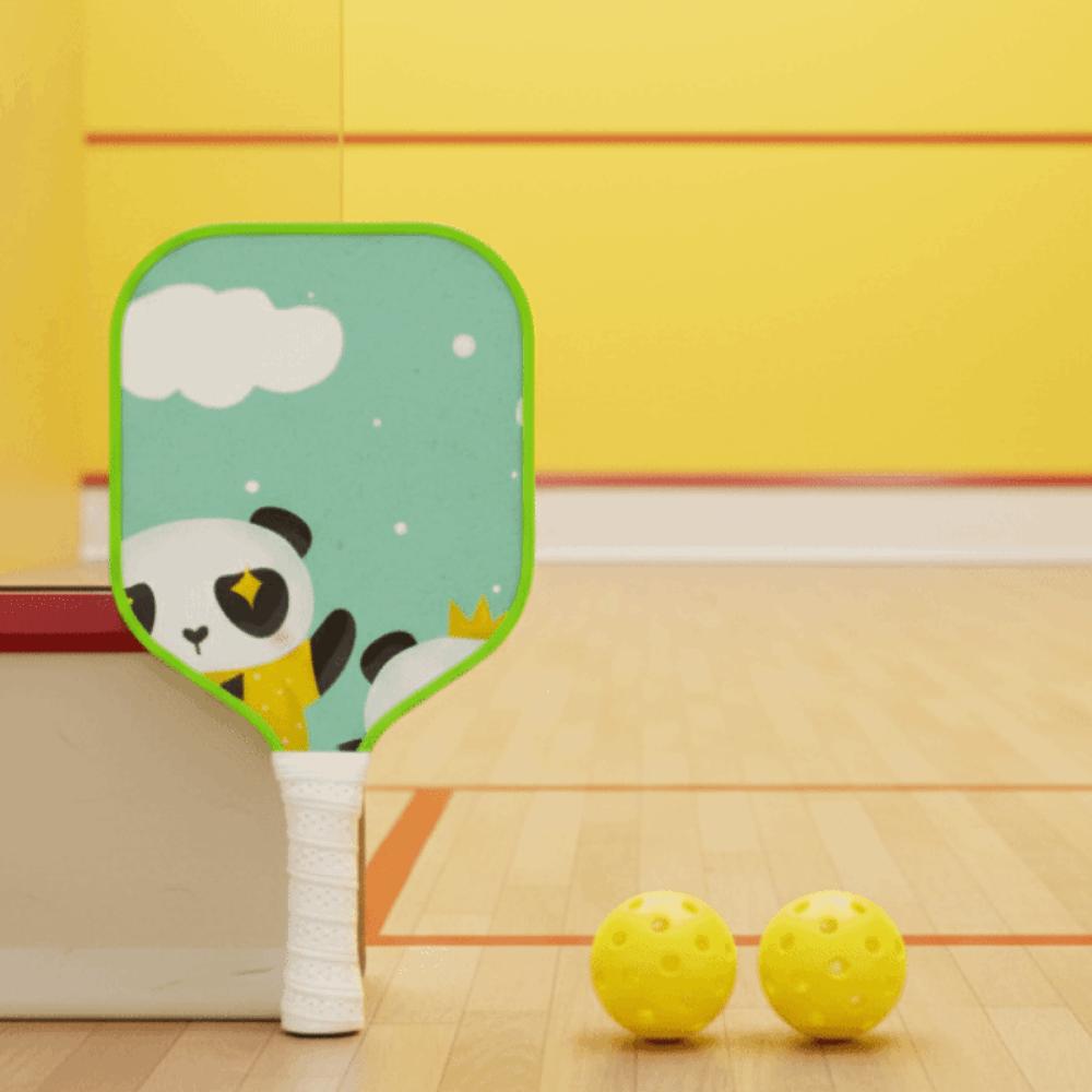 Lightweight Kid's Pickleball Set Colorful Pickleball Paddle Set Pickle Ball Equipment