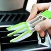 Dual Head Car Air Conditioner Air Vent Brush Dust Removal Dash Blinds Cleaning Brush Keyboard Multi-Use Brush Angel Brush