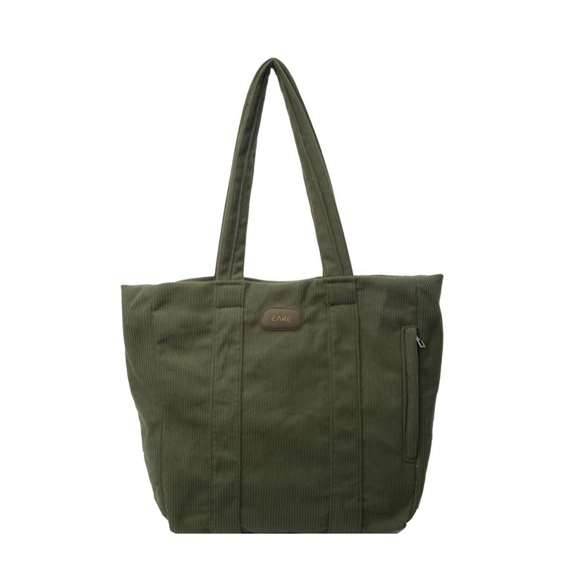 Вельветовая сумка Женская сумка через плечо Большая сумка