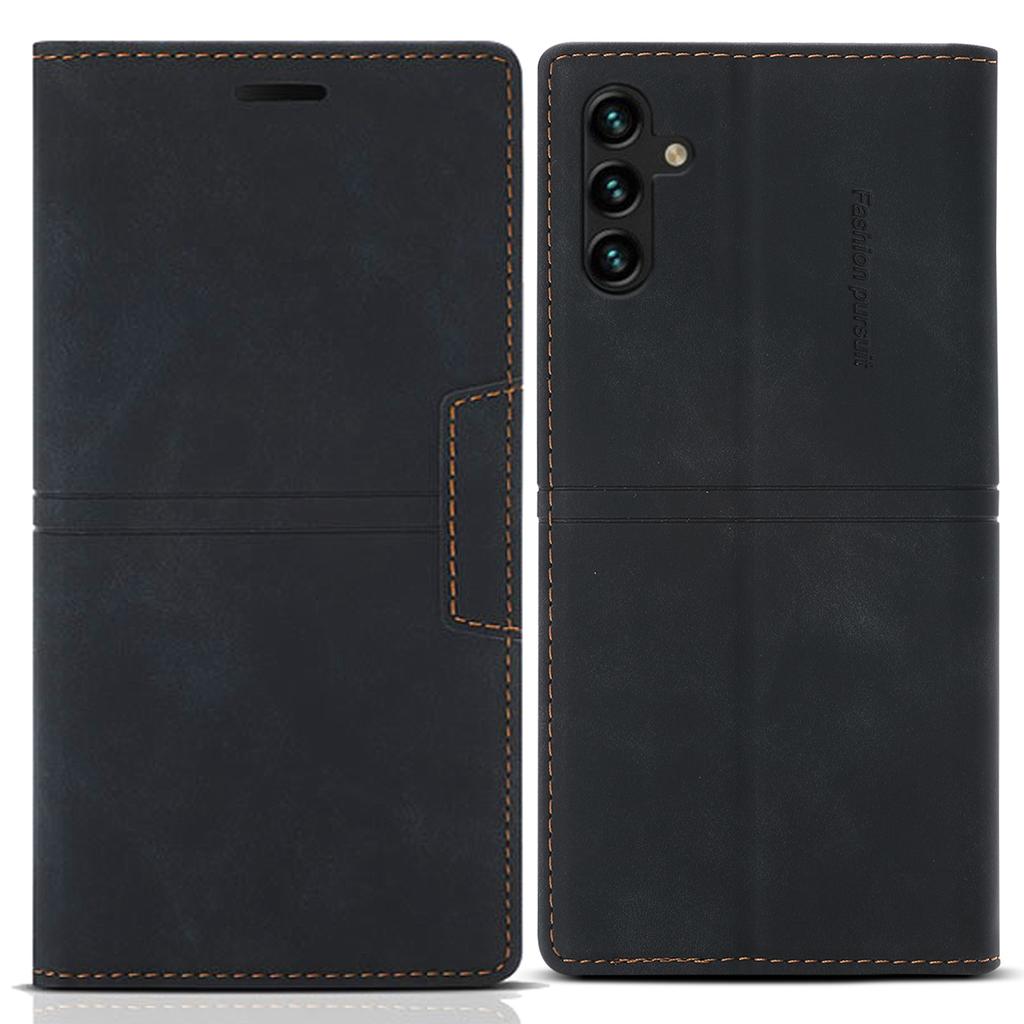 Для Samsung Galaxy A55 5G чехол для мобильного телефона противоударный кожаный кошелек с подставкой