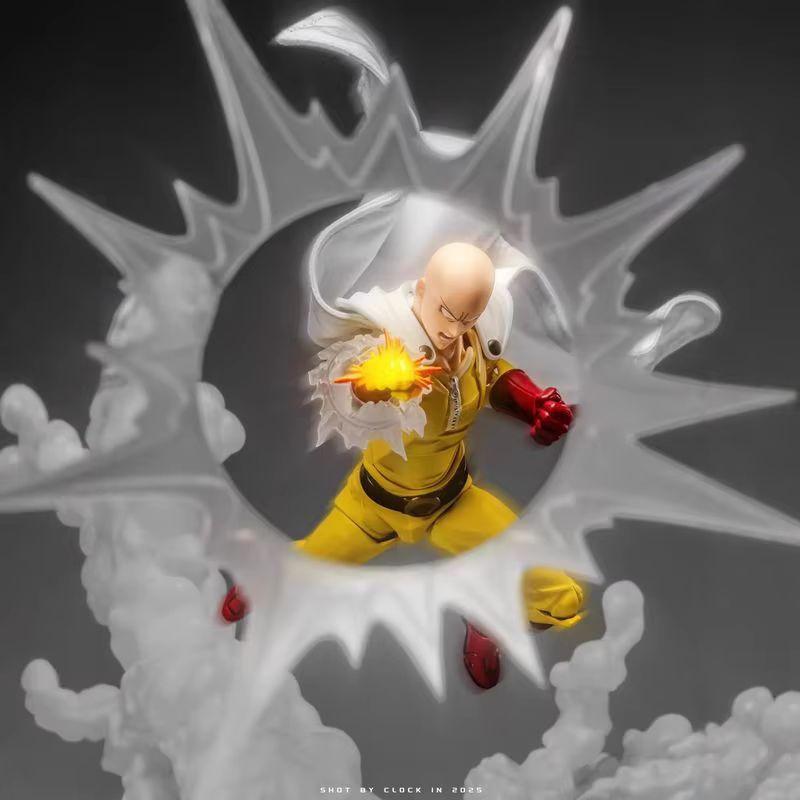 Latest One Punch Man Saitama Action Figure - Movable Joints Collector-Worthy Animation Statue With Cape & Stand Present For Fans Festival Present