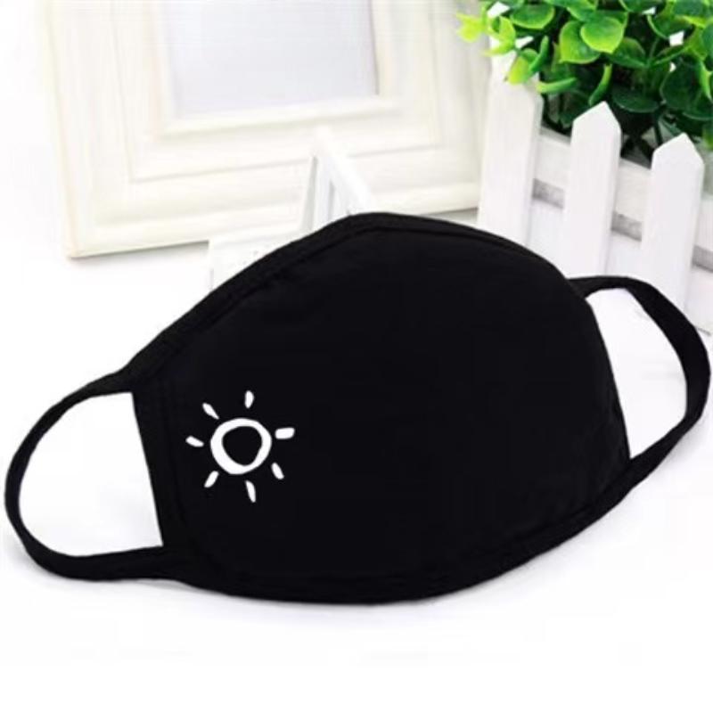 1 шт. Унисекс с принтом прекрасные многоразовые хлопковые маски для рта и лица крышка рта