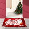 Bedroom Kitchen Rugs Xmas Bathroom Mat Christmas Decoration Hallway Mat Door Mat Corridor Carpet