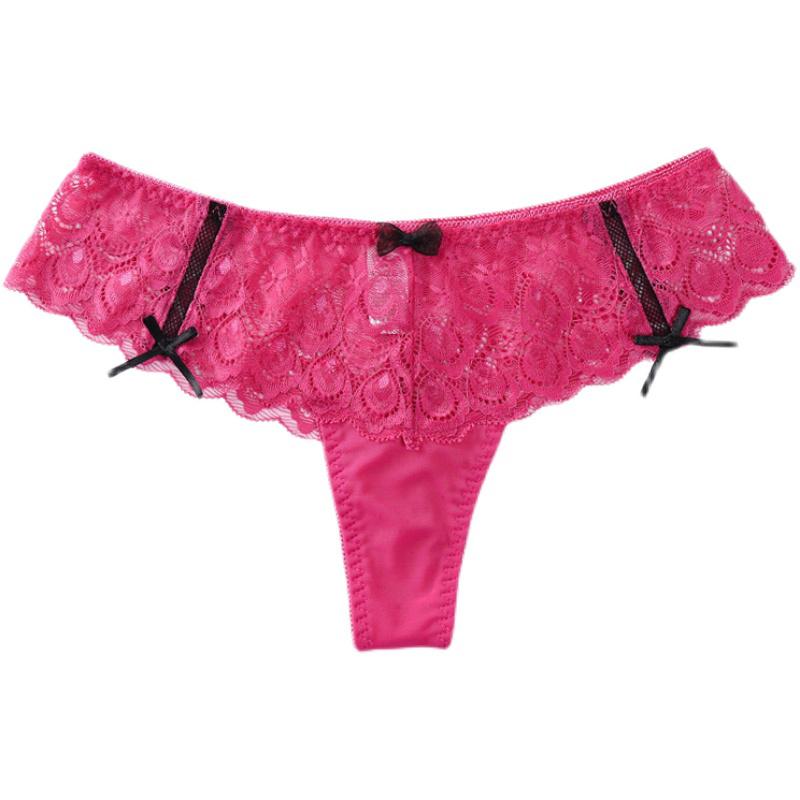 CINOON Новые трусики, женское кружевное нижнее белье, сексуальное стринги с низкой талией, прозрачные стринги, однотонное удобное женское белье