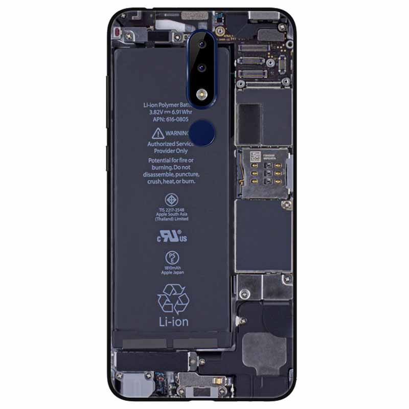 Для Nokia 5.1 Plus Чехол Мягкий Силикон Мультфильм Модный ТПУ Чехлы для Телефона для Nokia X5 Обложка 5.1Плюс Милый для NokiaX5 Защитный