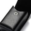 Leather Fold Glasses Case Waistpack Glasses Box Wearable Belt Glasses Case Presbyopic Glasses Case