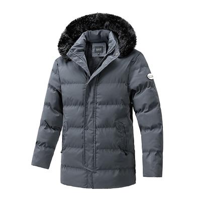 Зимнее пальто мужское стеганое средней длины стеганое пальто мужская стеганая куртка