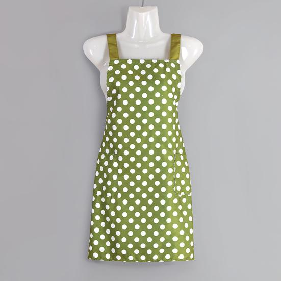 Кухонный фартук с двойными карманами на спине, маслостойкий полиэстер, хлопок, полосатый узор, водонепроницаемый фартук для мужчин и женщин