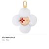 LOUIS VUITTON Vivienne Mink Fur & Metal Keychain Bag Accessory Women's White M03638