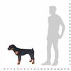 VidaXL Plush Toy Rottweiler Breed Dog Brown and Black XXL 91330