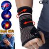 1Pc/2Pcs Copper Professional Wristband Sports Safety Compression Wrist Guard Arthritis Brace Sleeve Support Elastic Palm Hand Glove