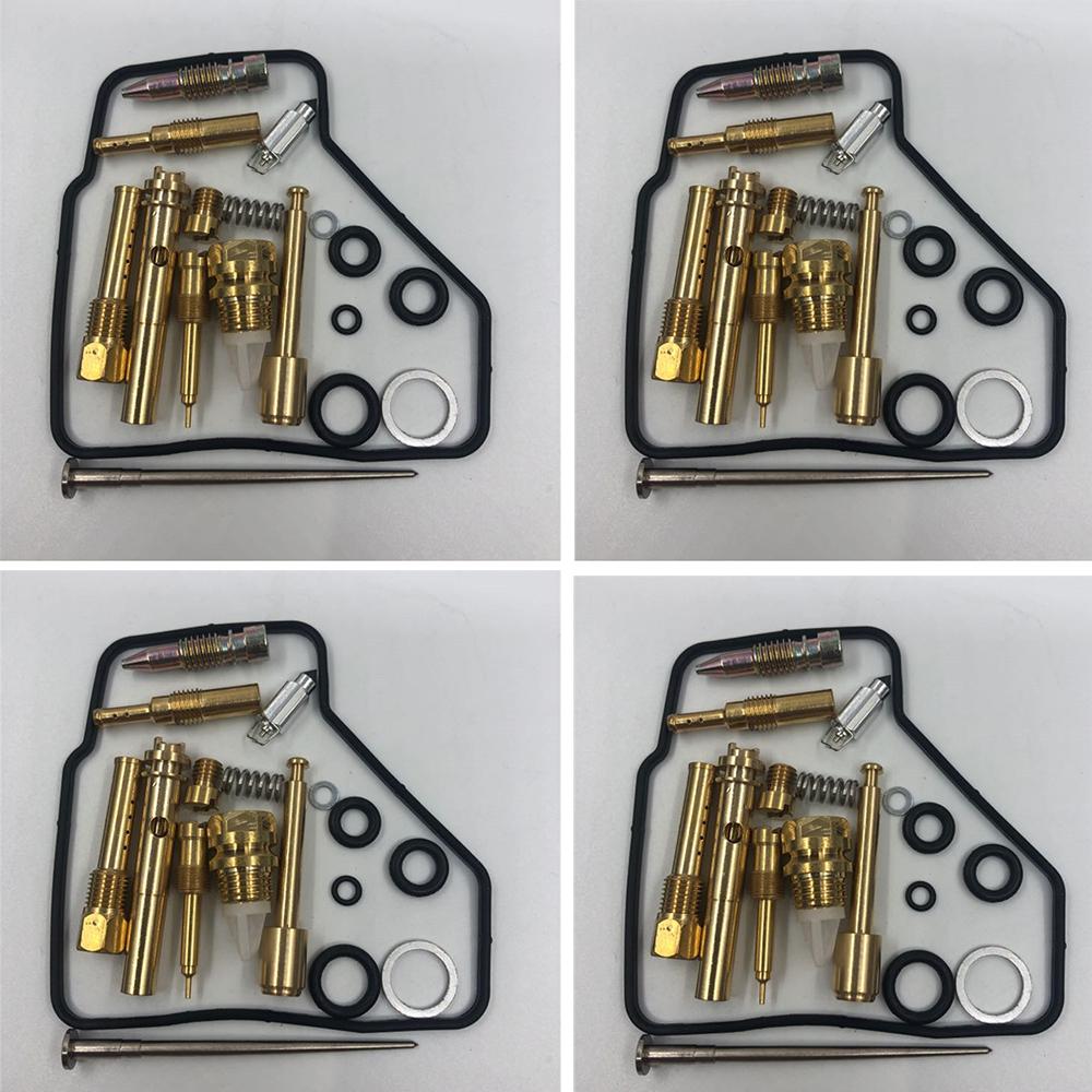 4Pcs Carburetor Repair Kit W/ Jet Floating Needle Valve For Honda Vfr400R Nc30