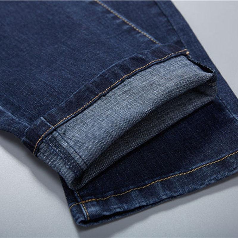 Jeans Men Stretch Denim Slim Jean Man Business Mens Jeans Brand Soft Trousers Male Pant