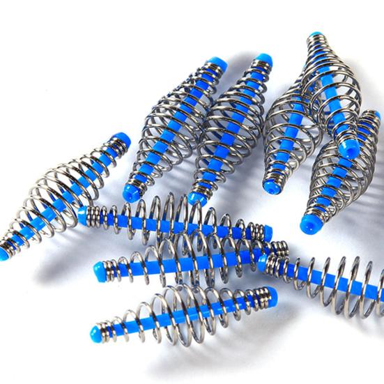 10 шт. экологически чистый легкий высокопрочный профессиональный поводок для приманки рыболовный пружинный держатель оборудование фидерные клетки