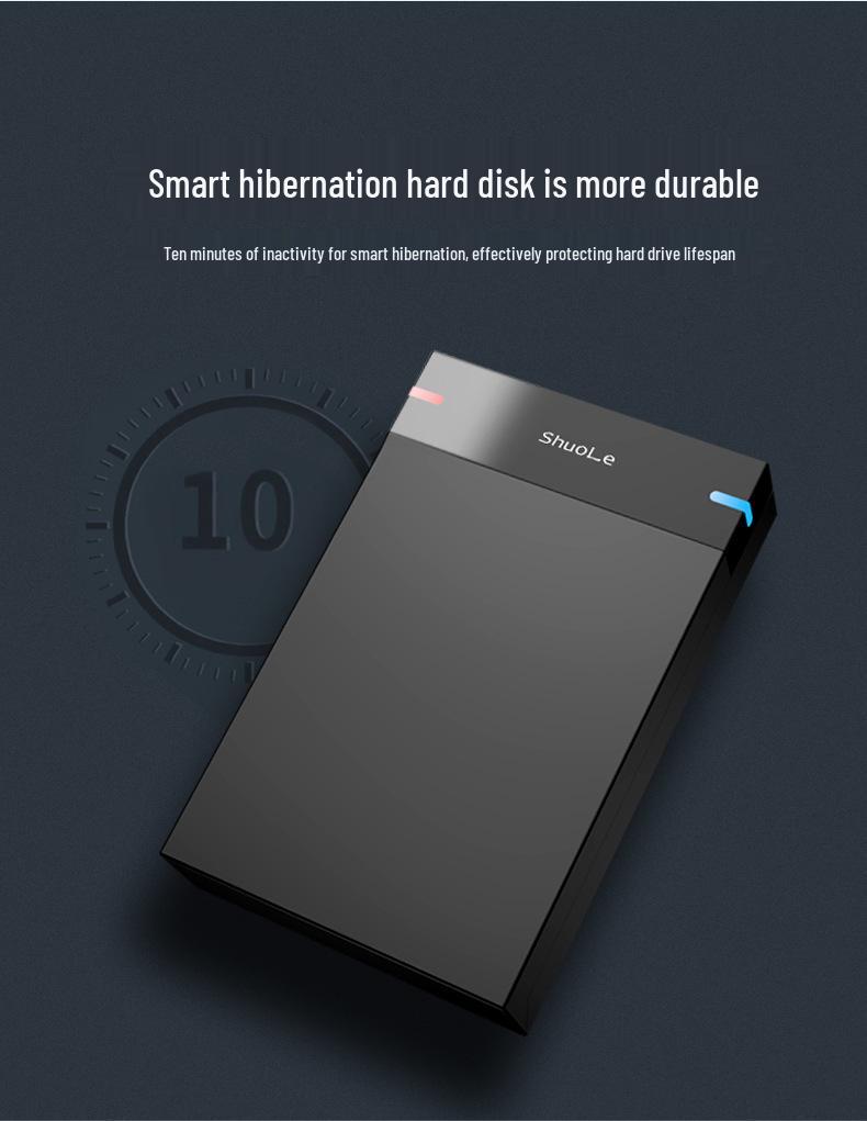 ShuoLe 3,5" USB 3.0 Безвинтовой высокоскоростной внешний корпус для жесткого диска