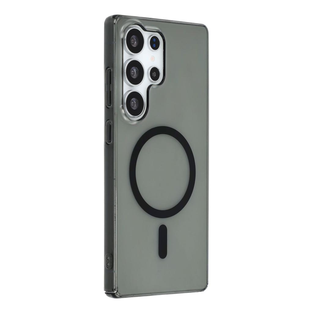 For Samsung Galaxy S23 Ultra Crystal Clear Case Compatible with MagSafe Hard PC Phone Cover