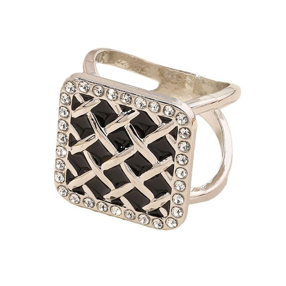 Сплав Пряжка для шарфа Черный/Белый Фиксирующая пряжка для шали Высококачественные булавки для шарфа