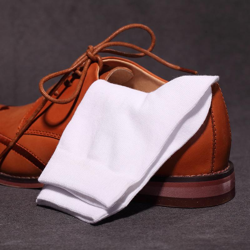 5 пар однотонных высококачественных женских и мужских хлопковых носков, мягкие дышащие антибактериальные черные деловые мужские носки