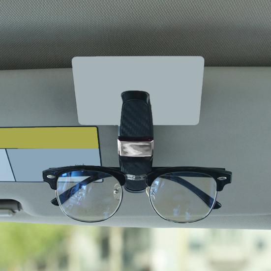 Солнцезащитный козырек для автомобильных солнцезащитных очков, держатель для карточек, вращающийся на 180 градусов, универсальный, простой в установке держатель для автомобильных солнцезащитных очков с зажимом для билетной карты