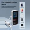 A9S+ 8-портовое USB автомобильное зарядное устройство Быстрое автомобильное зарядное устройство ЖК-дисплей Ультратонкий USB-хаб для телефона, планшетов, видеорегистратора