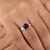 Natural Amethyst Gemstone 925 Sterling Silver Jewelry Handcrafted Ring For Gift RR-43-12