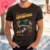 Supernatural TV Series Tshirt Carry on My Wayward Son Song Top 100 Cotton High Quality Loose Street Wear