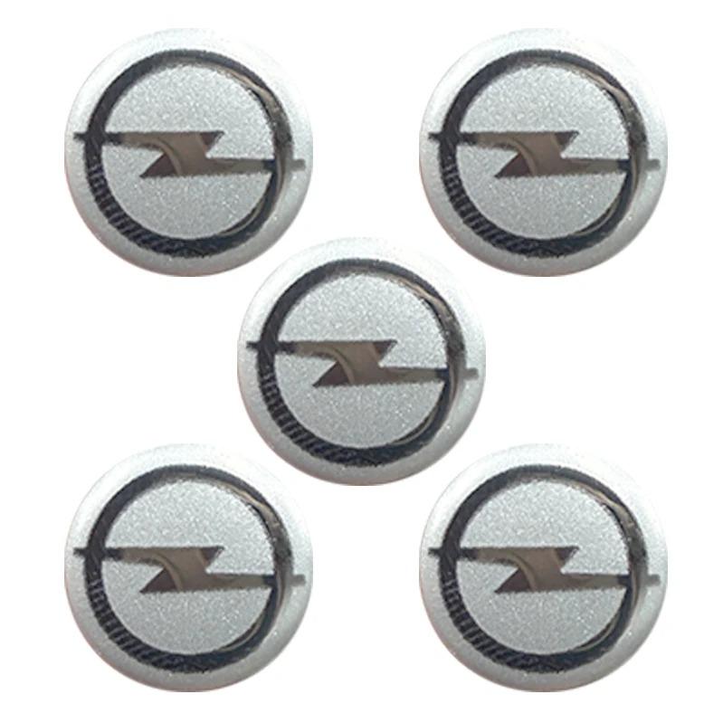 14mm Opel Key Fob Emblem Stickers-Metal Logo Badge Compatible Corsa/Astra/Mokka/Insignia, Anti-Scratch Replacement Button Covers
