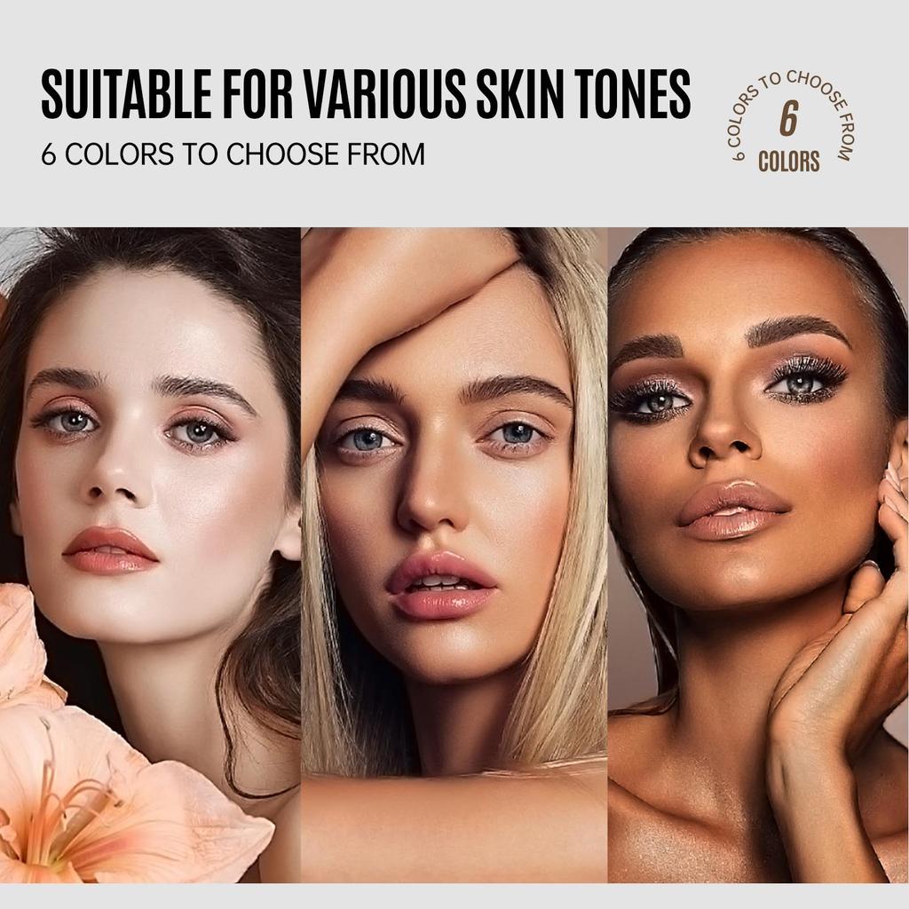 Матовая жидкая тональная основа Водостойкая стойкий увлажняющий осветляющий корректор с полным покрытием