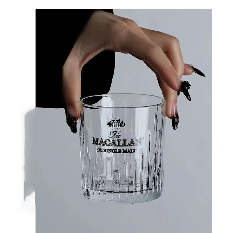 Macallan Private Collection Хрустальный бокал для виски Граненый стакан для виски с камнями Произведение искусства Бокал для вина для любителей виски