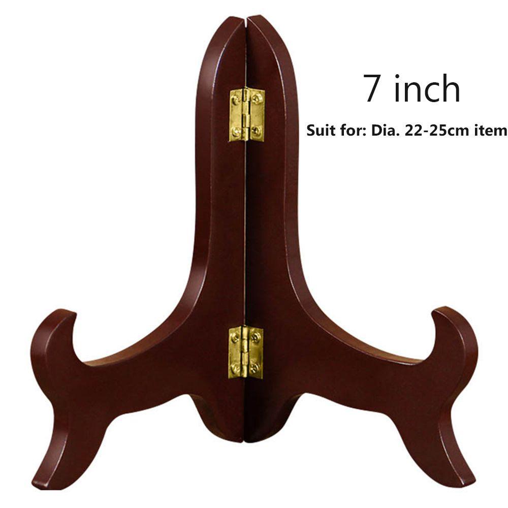 High End Book Home Decor Photo Wooden Bracket Plate Holder Picture Frame Holder Display Stand