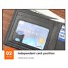 Мужской кошелек Multi Card, большой емкости, кошелек для монет, модный держатель для кредитных карт, мужской