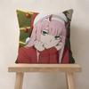 Аниме DDarling In The Franxx Наволочка Подушка-плед для Автомобиля Чехол для Подушки на Диван Автомобиль Рождественский Подарок