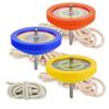 Spin Gear Certified Top Swallow Set of 3 (Pattern B Blue, Orange, Yellow)