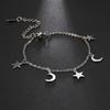 Korean Butterfly Crystal Bracelets on Hand for Women Stainless Steel Charm Bracelet Jewelry Valentine's Day Gift