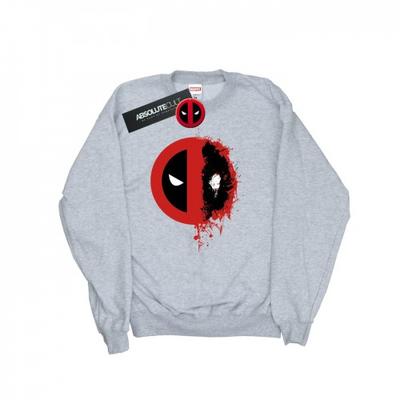 Женский/Дамский свитшот с логотипом Deadpool Split Splat