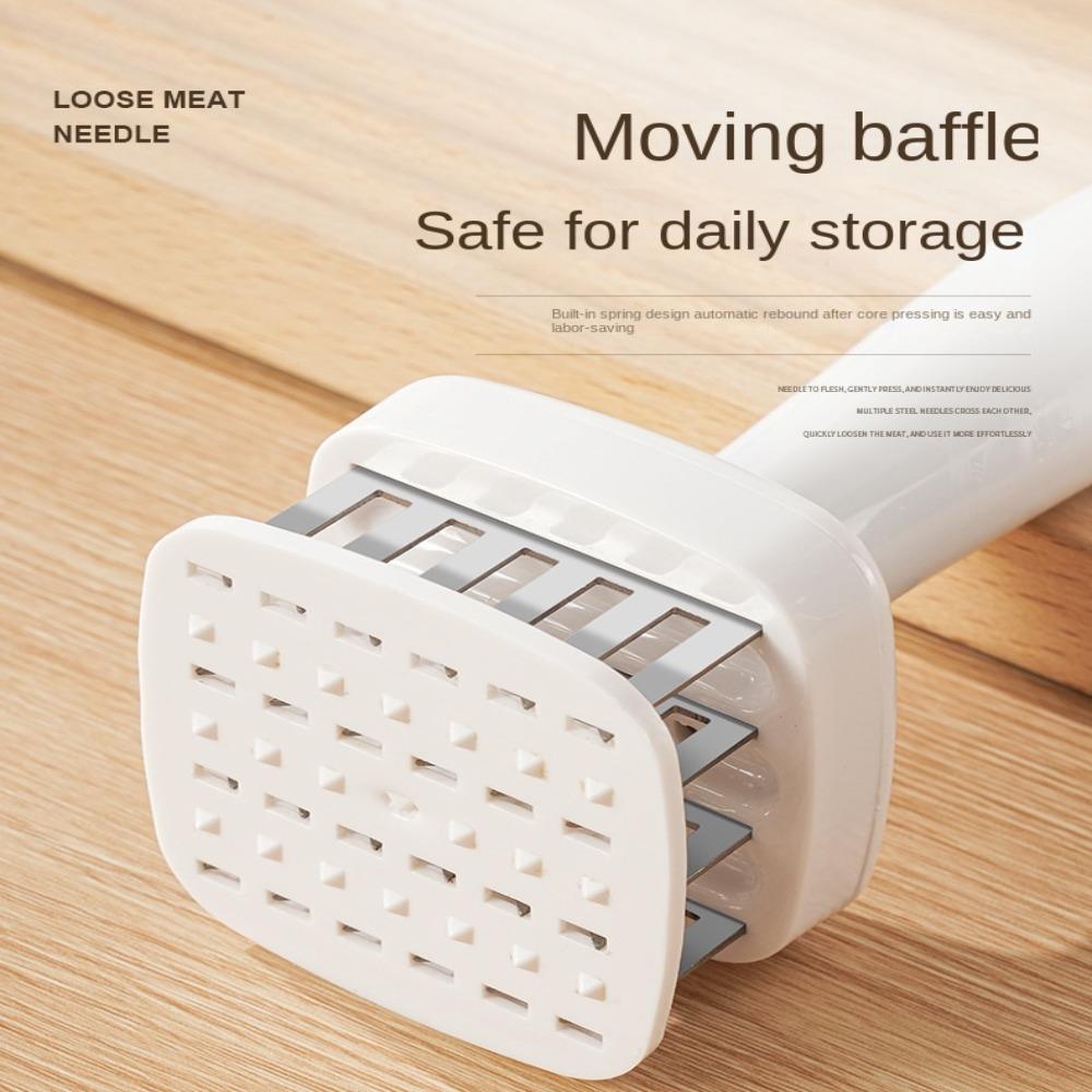 Нержавеющая сталь Отбиватель для мяса 24 острые иглы Мясной молоток Легче в использовании Кухонный инструмент