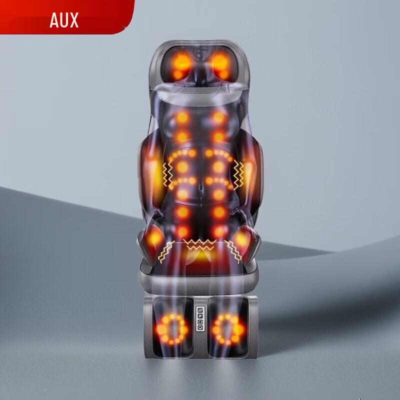 AUX Luxury Full-Coverage Back & Waist Massage Cushion