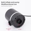 Мини воздушный насос надувной сдуваемый 5000 кПа 35 Вт электрический ручной насос для надувного матраса с 2 насадками