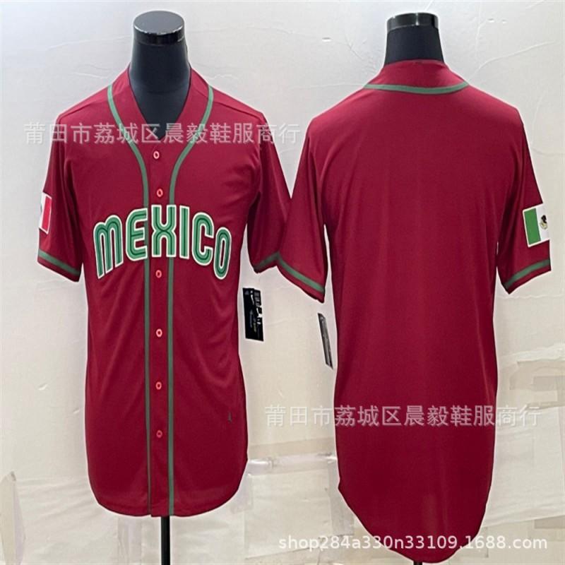 Mens Baseball Jersey Custom Embroidered Arozarena 56 Mexico Fan Apparel Cotton Blend Fall Winter