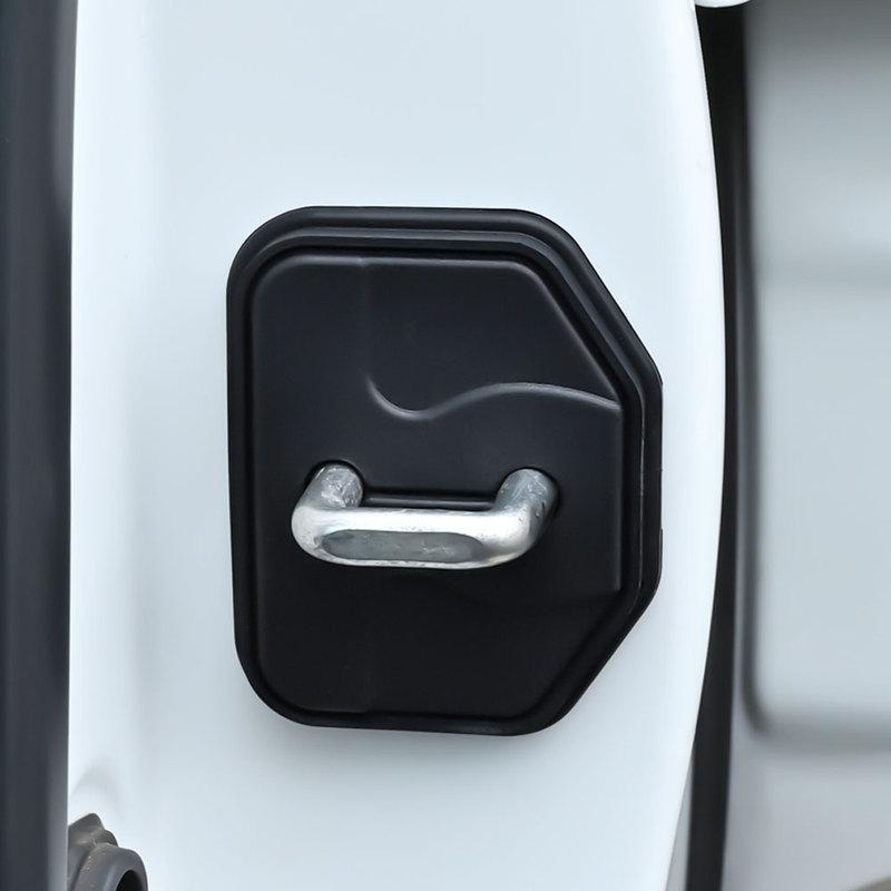 For VOLVO XC60 2017- Car Door Shock Absorber Door Lock Protector Silicone Auto Door Lock Latches Cover Accessories