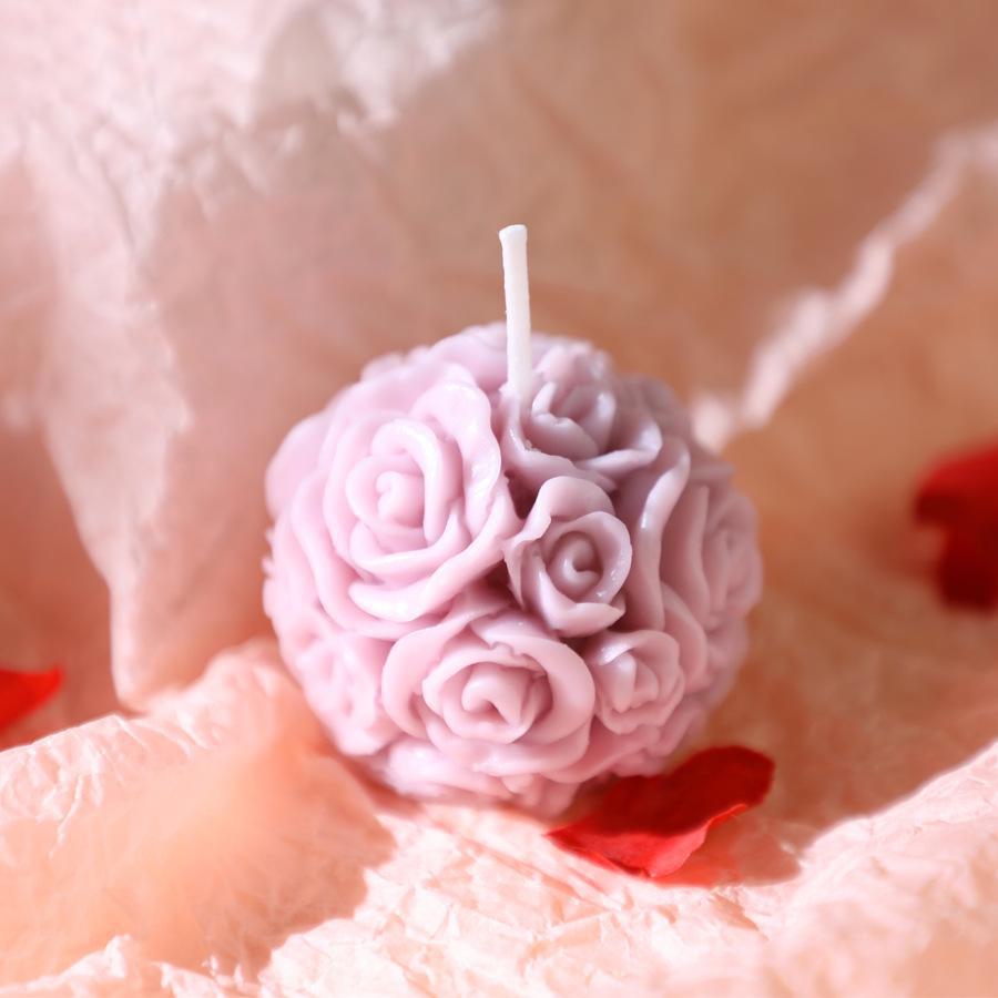 Handmade Rose Column Aromatherapy Candle - Carved, Smokeless, Fragrant, Decorative Ornament and Gift.
