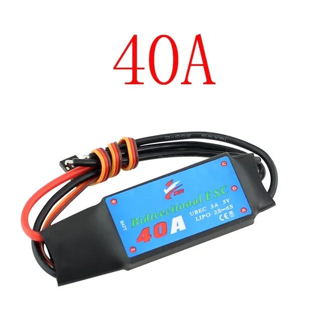 ESC Bidirectional 12A/20A/30A/40A/50A/60A/80A Brushless ESC for Remote Control Ship Pneumatic Underwater Propelle
