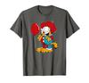 Garfield Halloween Clown Costume with Red Balloon and Garfield T-Shirt