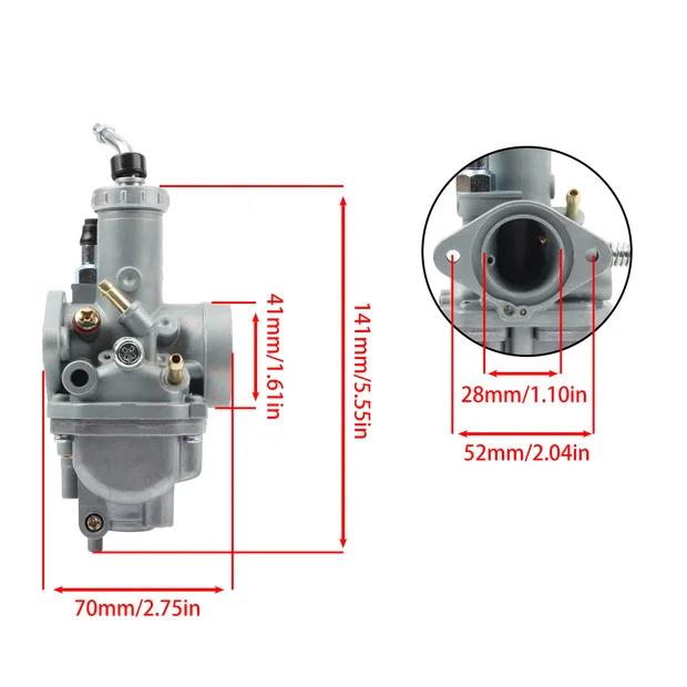 Для Yamaha YFM250 1989-1991 YFM200 1985-1989 YTM200 1983-1985 С впускным патрубком, топливным краном, квадроциклом, мотокроссом, мотоциклом, карбюратором