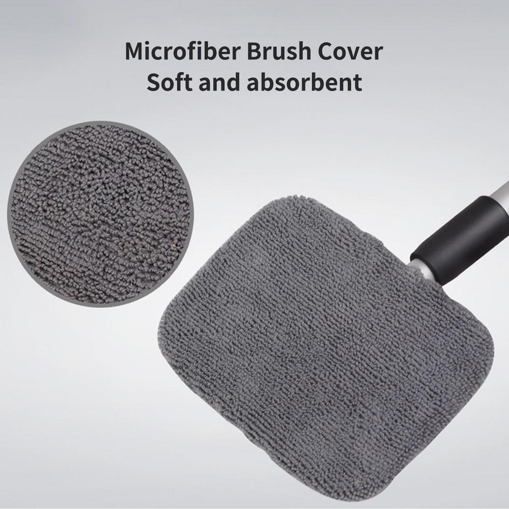 Телескопический очиститель стекол автомобиля Инструменты для чистки лобового стекла Щетка для мытья стекла Моечная штанга Автомобильные аксессуары