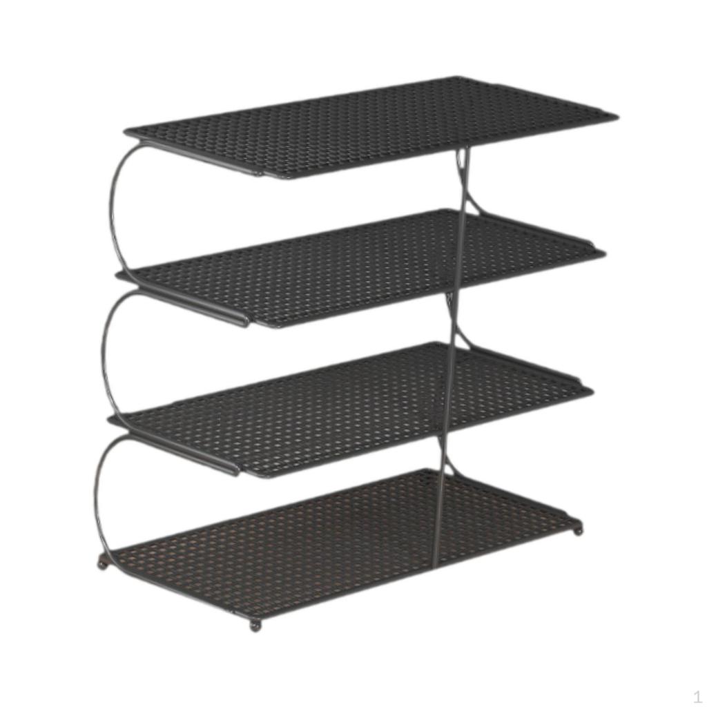 Desktop Organizer Shelf Computer Desk Bookshelf Multipurpose Workspace